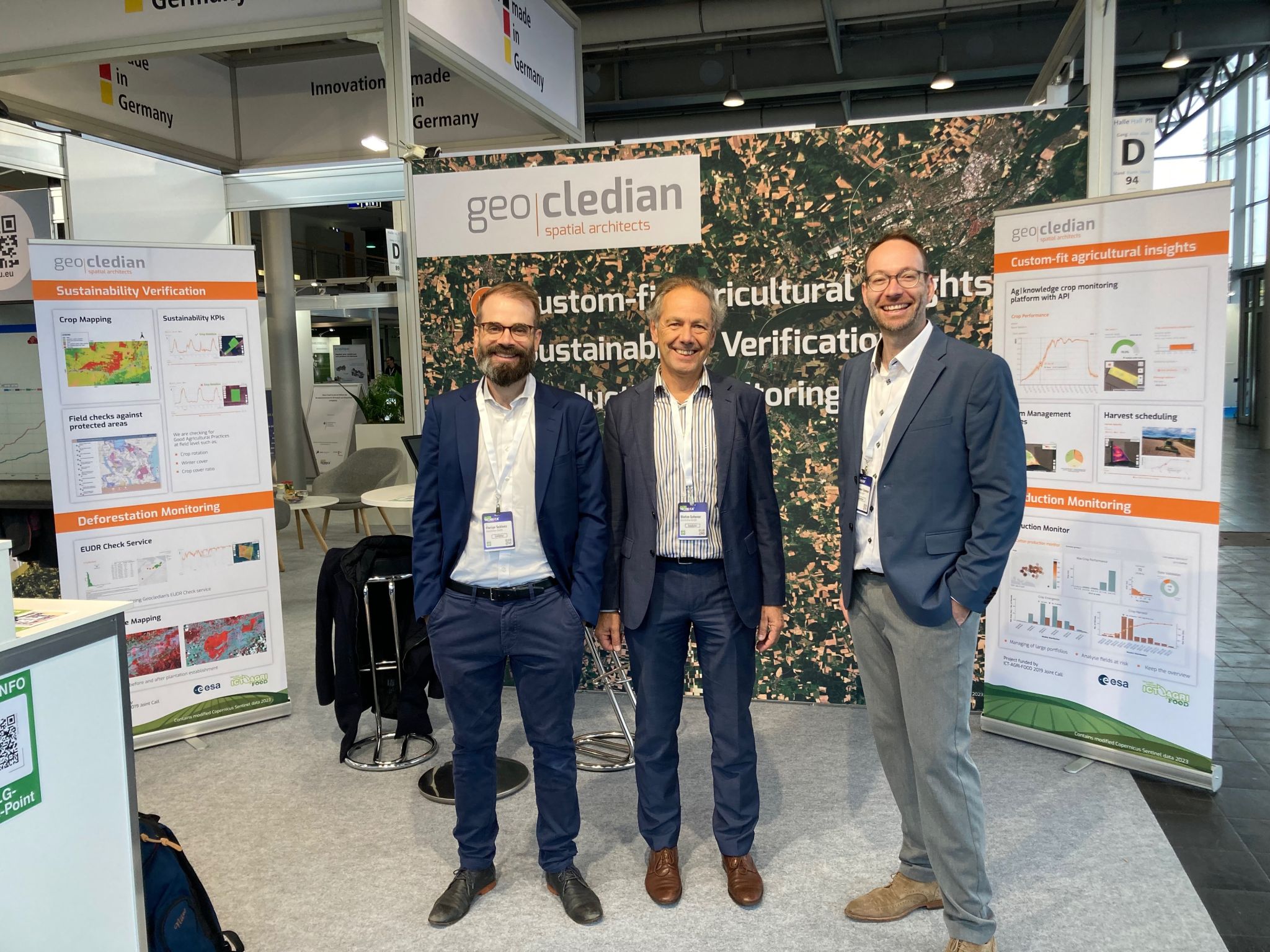 Geocledian at Agritechnica 2023, 10 years after its founding