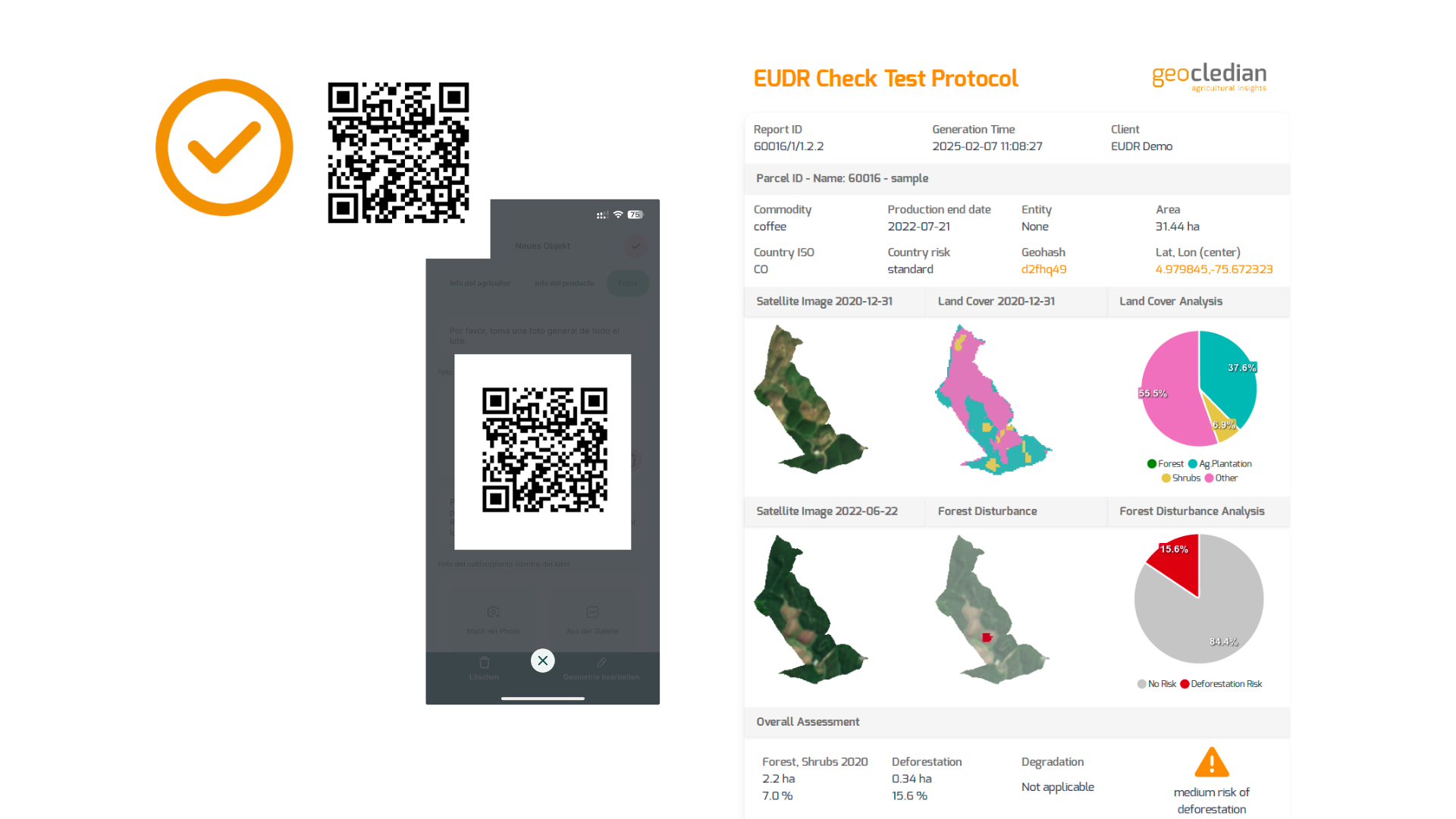 ESAPP QR Code und Test Protocol